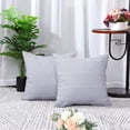 thumbnail image 5 of PiccoCasa 2pcs Checkered Grid Style Plaid Throw Pillow Cushion Cover for Home Office Car Decorative 18 x 18 Inch Blue and White 18" x 18", 5 of 7
