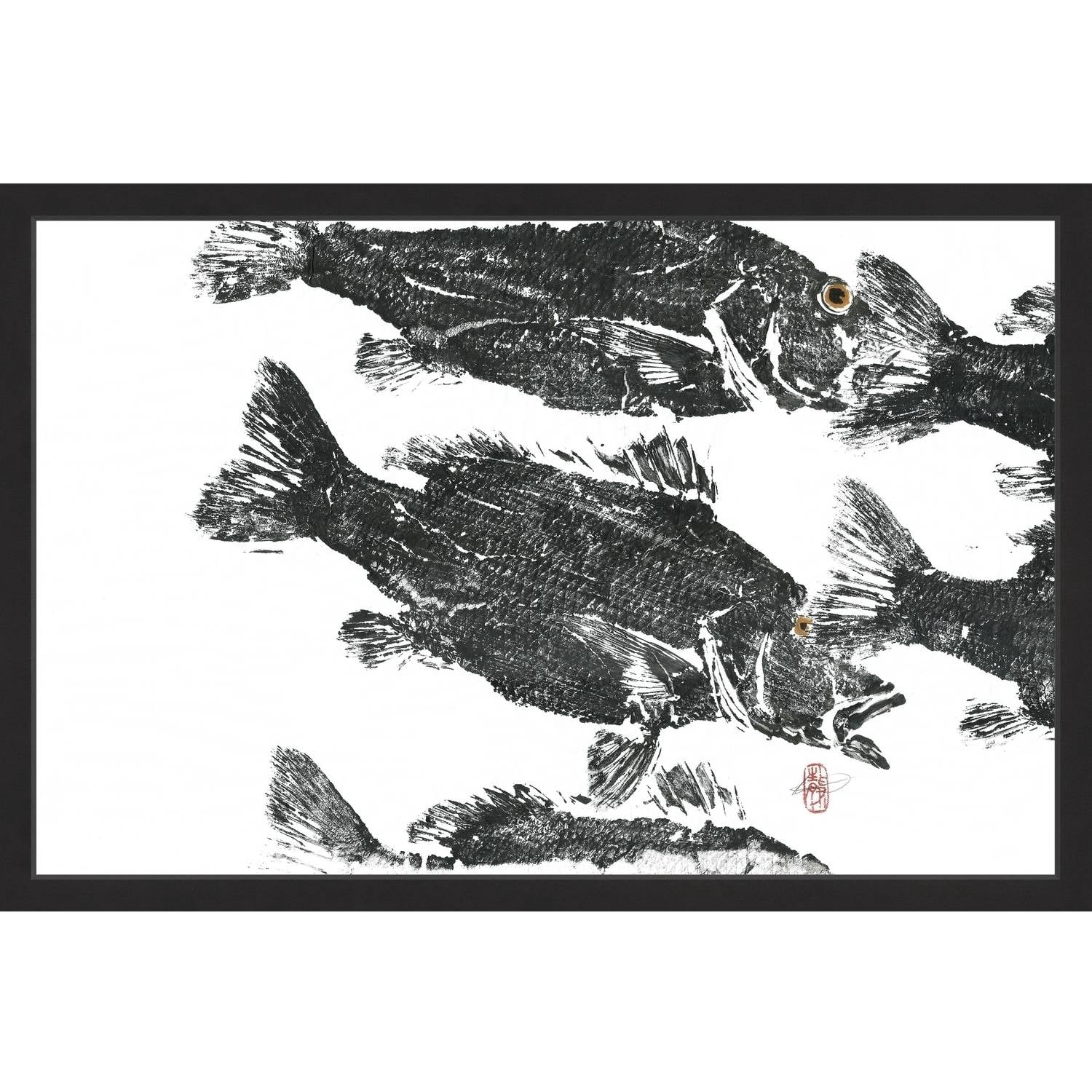 Marmont Hill "Snappers" Framed Painting Print