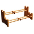 thumbnail image 2 of Estante de de Bambú para Platos, Escurridor de Secado, Soporte de Almacenamiento, Soporte, Organizador de Armario de Cocina para Taza de Té, 2 of 8