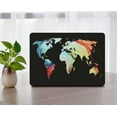 thumbnail image 5 of KSK KAISHEK Hard Case Shell Cover Only Compatible Old MacBook Pro 15" with No Touch 2015 - 2012 A1398, World Map 2_2, 5 of 5