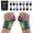 Blue/Green, variant on Modvel Adjustable Wrist Wraps – Thick, Breathable Support Straps for Wrist Stability, Comfort & Grip – for Weight Training – Green (2-Pack)
