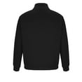 thumbnail image 6 of Dxzfnsa Men's Zipper UP Coats Solid Color Long Sleev Sweatshirt Coats with Pockets Casual Stand Collar The Zipper On Both Arms Sweatshirts, 6 of 7