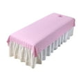 thumbnail image 2 of Stgfyxgs Salon Sofa Cover, with Face Hole, Professional Massage Table Cover, Washable, Lightweight And Soft, Beauty Bed Cover for Salon Pink, 2 of 9
