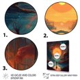 thumbnail image 3 of DESIGN ART Designart "Futuristic Dreams Ii" Space Canvas Prints 16 in. wide x 32 in. high, 3 of 5