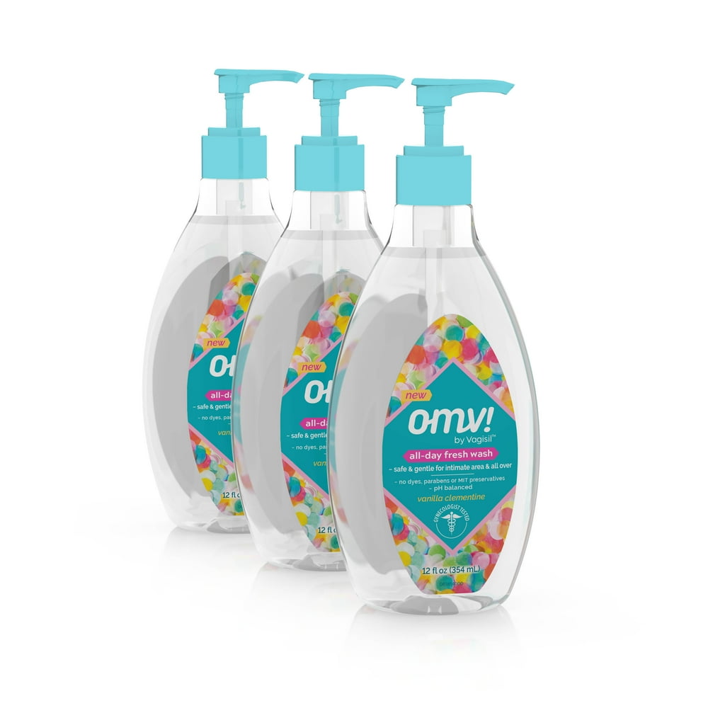 OMV! by Vagisil AllDay Fresh Feminine Wash, Vanilla Clementine, 12 oz