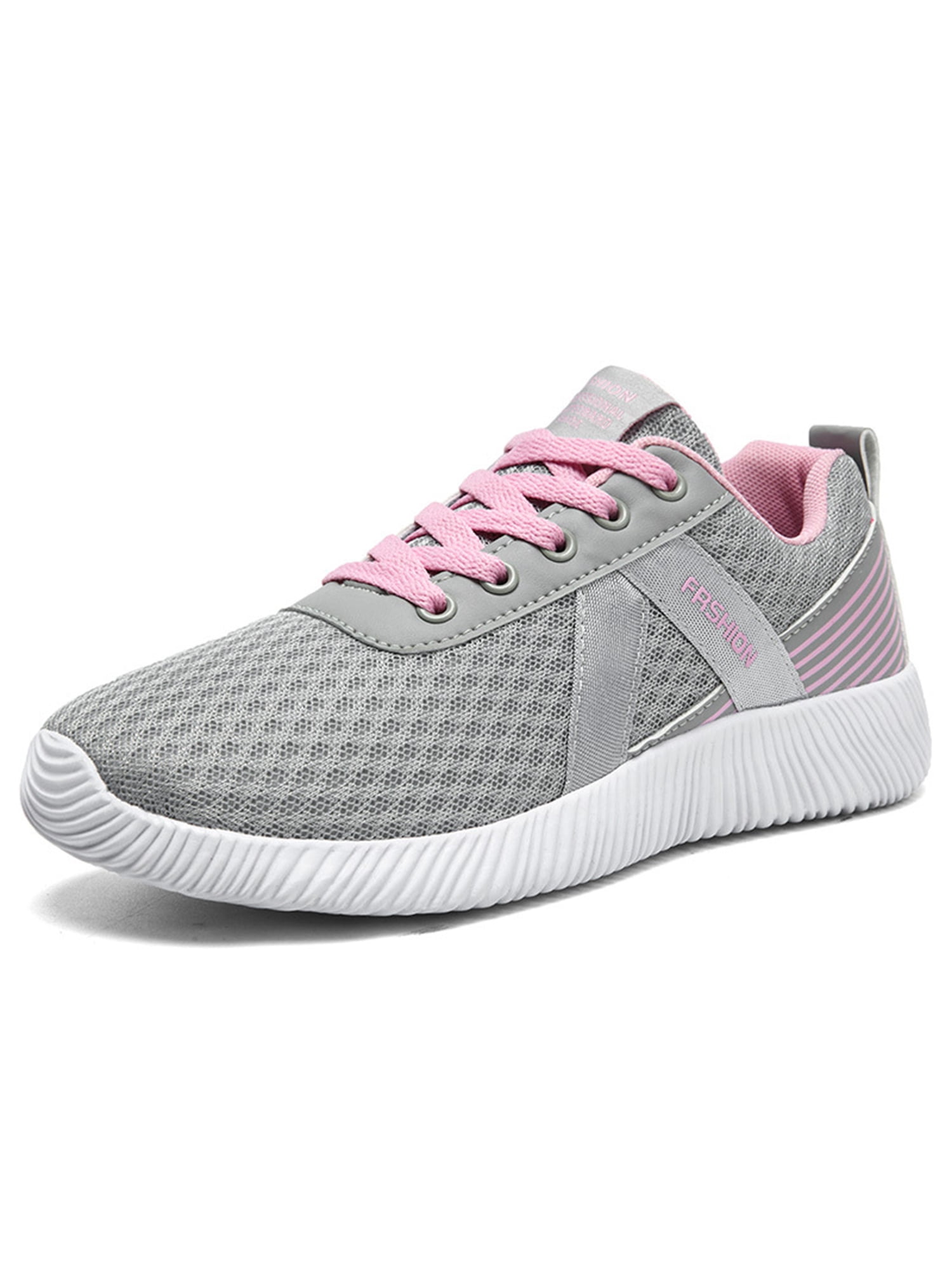 Women Mesh Cloth Sneakers Lace Up Casual Shoes Athletic Sport Running Trainers 
