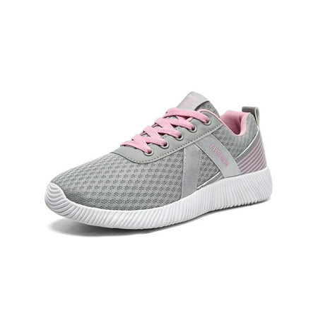 

Lacyhop Womens Lace Up Mesh Trainers Sport Sneakers Gym Jogging Breathable Shoes Size 4-10.5