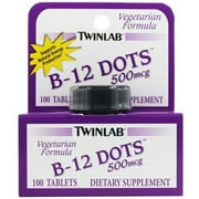 Twinlab, B 12 Dots 500Mcg, 100 TB (Pack of 1)