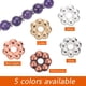 thumbnail image 5 of 2000 PCS Delicate Flower Flowed Beads Beads de plástico Accesorios para la joyería para DIY, 5 of 7