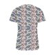 thumbnail image 5 of Puntoco 2024, tops a la moda de verano para mujer, top de manga corta holgado informal con estampado con cuello en V, top/camisa de manga corta con cuello en V, 5 of 5