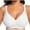 A108 White, variant on Xdegoge Wirefree Comfort Bra for Women Seamless Smoothing Bralette with Scalloped Edges Lightly Lined Molded Cup Everyday Invisible Bra for T-Shirt and Low Cut Tops