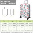 thumbnail image 4 of Stretch Luggage Cover XL(29-32in)– Elastic Travel Suitcase Protector with Handle Openings & Bottom Closure, Washable Polyester Spandex Suitcases Cover, Floral Flowers Print, 4 of 5