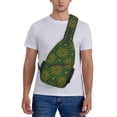 thumbnail image 1 of ZICANCN Crossbody Sling Bags for Women Men,Green Yellow Leaves Casual Shoulder Backpacks for Travel Sport Climbing Runners Daypack, 1 of 9
