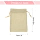 thumbnail image 2 of Bolsas de Yute Uxcell con Cordón, Sacos de Favor, Bolsas de Joyería para Regalos, Beige Gris, 2 of 7