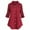 Red, variant on Aloohaidyvio Tops and Blouses ,Womens Large Size Button Lace Turn Down Collar Long Sleeve Shirt Blous
