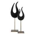 thumbnail image 4 of Uttermost Black Flame Sculptures Set of 2, 4 of 6