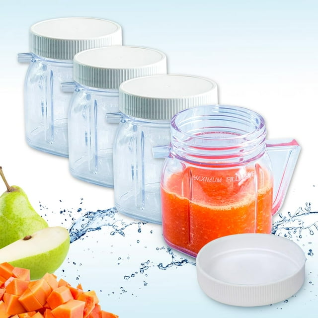Mini tarro de plástico de repuesto de 250 ml para Oster Blender Saffire