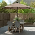 thumbnail image 2 of Costway 10 FT Solar Patio Umbrella with 96 Multi-colored LED Lights & 9 Modes Vented Top, 2 of 10