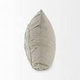 thumbnail image 3 of Light Gray Chevron Textured Pillow Cover, 3 of 5