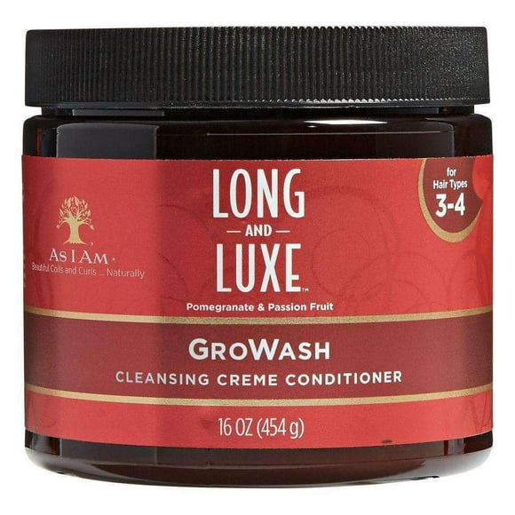 As I Am Long & Luxe Grenade & Passion GroWash Crème Nettoyante après-Shampooing