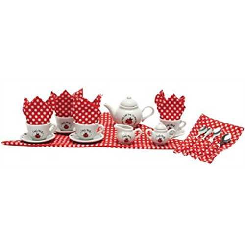 ladybug tea set basket