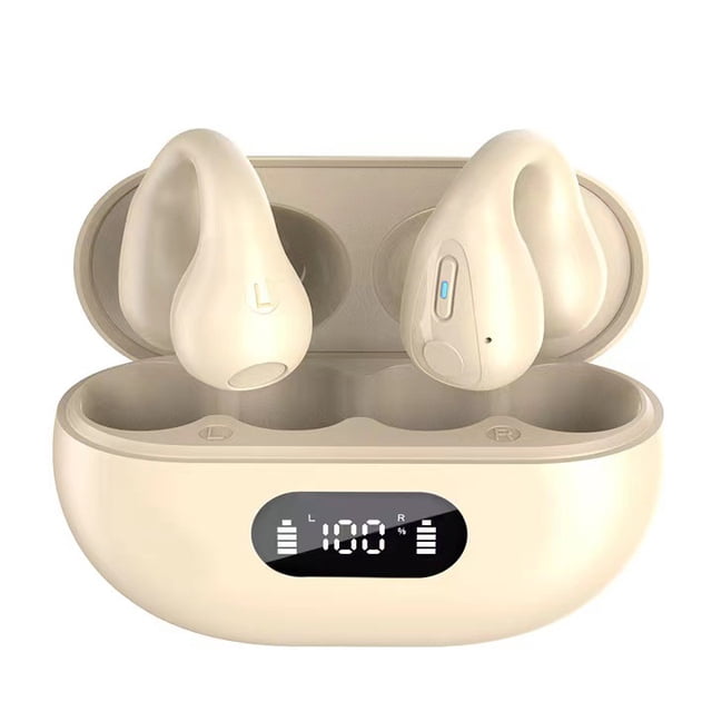 Auriculares Bluetooth con clip para la oreja R15 que no se colocan en la oreja Auriculares Bluetooth de conducción ósea con reducción de ruido 5.3