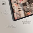 thumbnail image 4 of Iconic Lady Butterfly Collage Shadowbox Print Glam Art Prints by Art Remedy, Black Frame, 10 x 15, 4 of 7