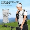 thumbnail image 5 of 20L Hydration Backpack,  Hiking Internal Frame Backpacks with 2L Hydration Water Bladder and Rain Cover for Men, Lightweight Travel Daypack for Cycling,Camping,Ski (black), 5 of 6