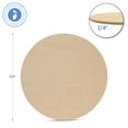 thumbnail image 2 of Wood Circles 24 inch, 1/4 Inch Thick, Birch Plywood Discs, Pack of 2 Unfinished Wood Circles for Crafts, Wood Rounds by Woodpeckers, 2 of 8