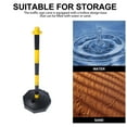 thumbnail image 4 of HEALEEP 2Pcs Traffic Cones Warning Columns with Hollow Base for Parking Garage Parking Aid, 4 of 8