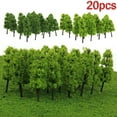 thumbnail image 5 of Model Trees Supplies 20Pcs Railroad Diorama Landscape Miniature Decoration, 5 of 7
