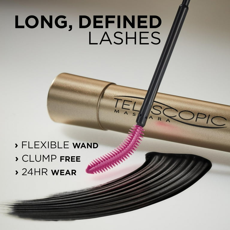 L'Oreal Paris Telescopic Original Washable Mascara, Blackest Black