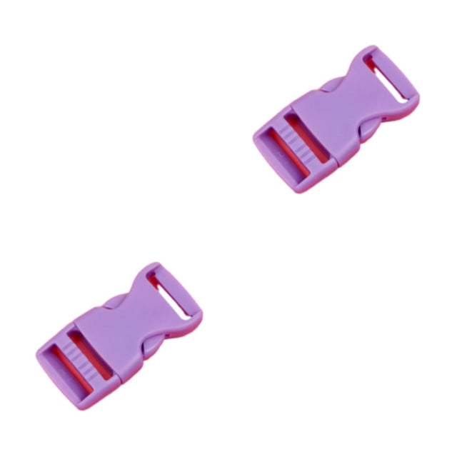 Transemion 10pcs/set Clasp Belt Buckles Designed With In Mind Convenient Release Buckle purple 2Set
