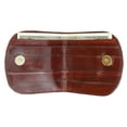 thumbnail image 3 of Eel Skin Leather Ladies Mini Wallet E 505, 3 of 5