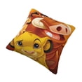 thumbnail image 3 of The Lion King Throw Pillow Cover Decoration Pillow Case Cushion Home Decor for Home Sofa Couch 24"x24", 3 of 7