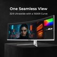 thumbnail image 5 of Deco Gear 49" White Curved Ultrawide Monitor | 5K QHD 5120x1440 120Hz 1ms MPRT, 100% sRGB HDR Adaptive Sync, USB-C 65W KVM, 5 of 8