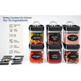 thumbnail image 2 of Set de cajas de almacenamiento herméticas Chef's Path 1.5 L (6 piezas), 2 of 7