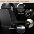 thumbnail image 4 of HQBQBUG Seat Covers Full Set for Toyota RAV4(Not for Hybrid) 2013-2025:Waterproof Leather Seat Covers Cushion Breathable Comfort Car Seat Protector(Black,5 Seats), 4 of 9
