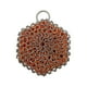 thumbnail image 4 of Cepillo limpiador de hierro fundido, almohadillas de silicona, utensilios de cocina reutilizables de acero inoxidable Naranja, 4 of 9