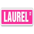 thumbnail image 1 of SignMission Laurel SS- 4 x 18 Po Nom Enfant Chambre Autocollant Signe de Rue - Laurel, 1 of 1