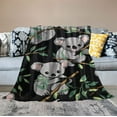 thumbnail image 2 of JEUXUS  Koala Throw Blanket Kids Cute Wild Animal Sherpa Blanket Boys Girls Kawaii Cartoon Wildlife Decor Fleece Blanket for Bed Couch Super Soft Plush Throw Blanket Air ConditionerTwin, 2 of 6