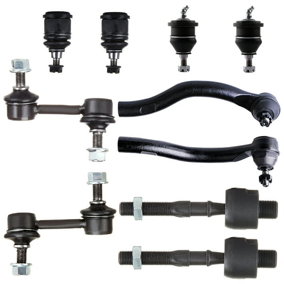ECCPP Front Sway Bar End Link Inner Tie Rod End Lower Ball Joint Outer Tie Rod End Upper Ball Joint 2003-2007 for Accord 10pcs EV80210 K80228 ES80288 ES80287 K90660 K90661 K80199