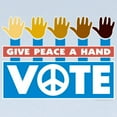 thumbnail image 2 of CafePress - Vote Peace Long Sleeve Infant T Shirt - Long Sleeve Infant T-Shirt, 2 of 2