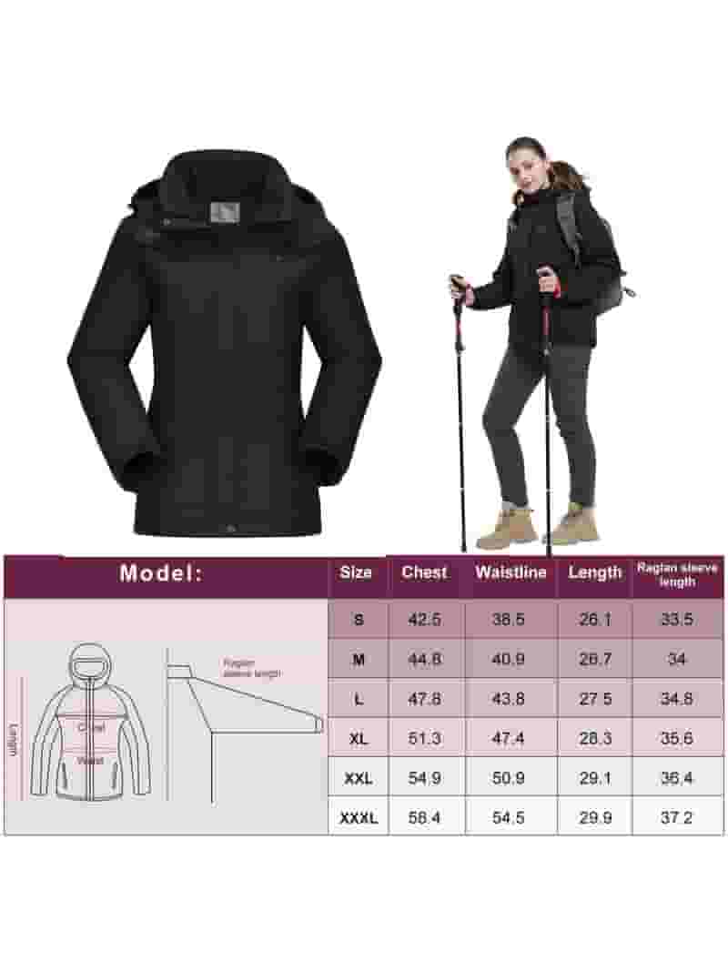 (税込) Ski Waterproof Women's CROWN CAMEL Jacket, with Windbreaker Clothing