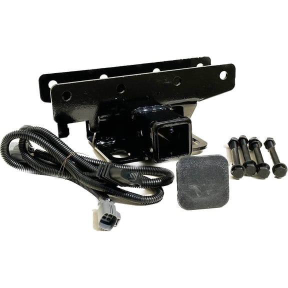 2018-2023 Jeep Wrangler JK Towing Kit with Rear Bumper Trailer Hitch Receiver, Compatible Accessories for Hauling and Towing