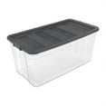 thumbnail image 2 of Sterilite 200 Quart Clear Stackable Latching Storage Box Container, 6 Pack, 2 of 10