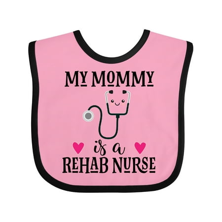 

Inktastic Rehab Nurse Mommy Gift Baby Girl Bib