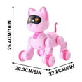 thumbnail image 3 of Interactive Robotic Cat, Programmable Dancing Robot with Voice Mimicry and Remote Control, LED Light Show for 6-8 Years, STEM Learning Companion, 3 of 9
