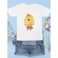 thumbnail image 3 of Yellow Chicken T-Shirt Juniors -Image by Shutterstock,  Large, 3 of 4