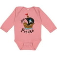 thumbnail image 3 of Inktastic Lil' Pirate Pirate Ship, Blue Bandana Boys or Girls Long Sleeve Baby Bodysuit, 3 of 5